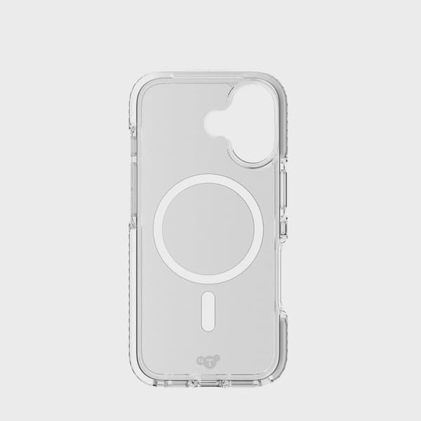 Tech21 Evo Crystal MagSafe iPhone 17 Klar/Silver