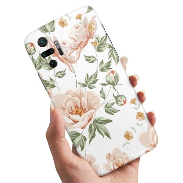 Xiaomi Redmi Note 10 Pro - Cover/Mobilcover Blomstermønster