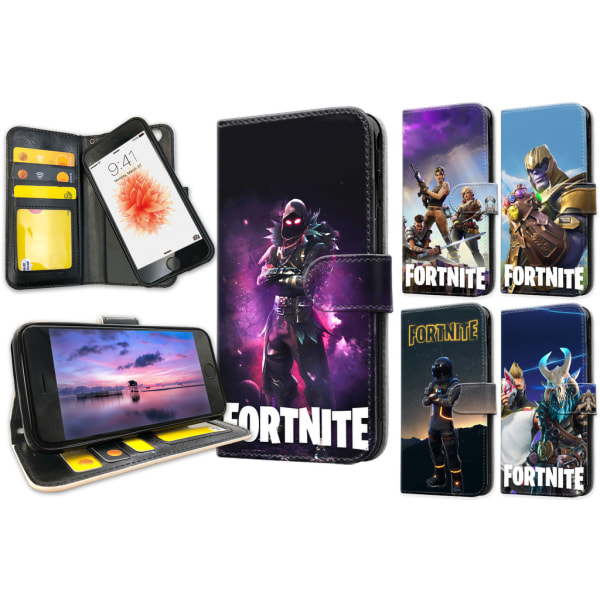 iPhone 7/8/SE - Lommebok Deksel Fortnite 17