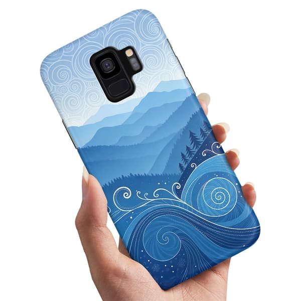 Cover / Mobilcover til Samsung Galaxy S9 - Blue Hills