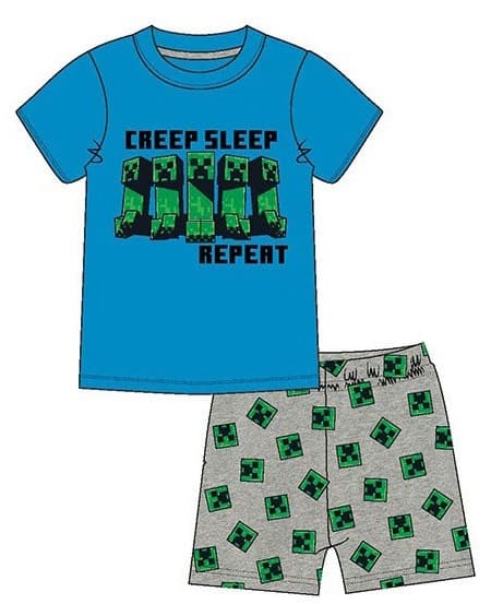 Minecraft Pyjamas för Barn 10 år