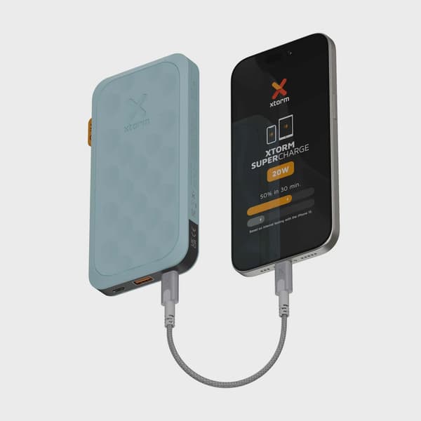 Xtorm Power Bank USB-C PD 20W 10.000mAh/2xUSB-C Blå