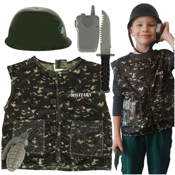 Soldat Maskeraddräkt för Barn