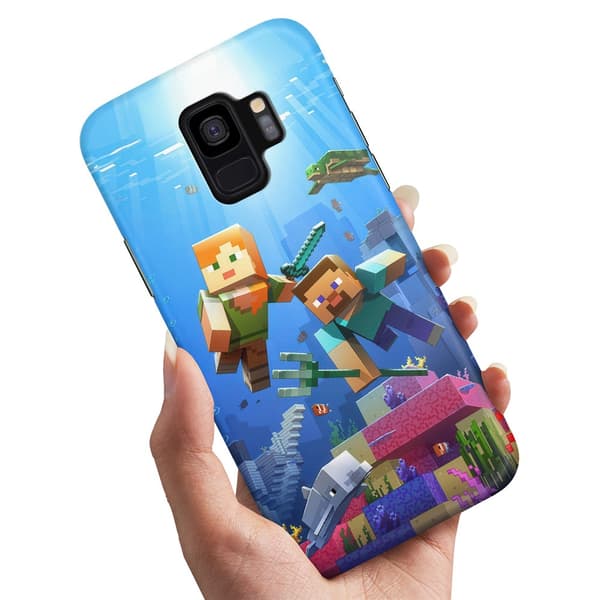 Deksel / Mobildeksel til Samsung Galaxy S9 Plus - Minecraft