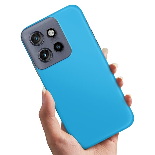 Deksel / Mobildeksel til Motorola Edge 50 Neo - Lyseblå