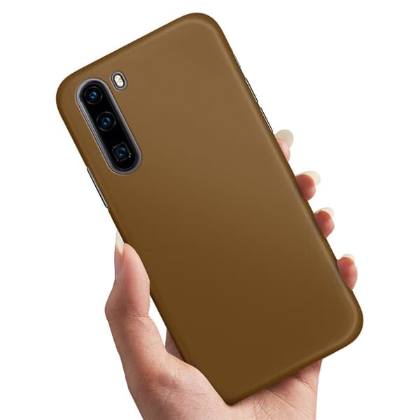 Deksel / Mobildeksel til OnePlus Nord - Brun Brown