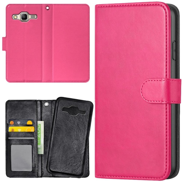 Samsung Galaxy J3 (2016) - Mobilcover/Etui Cover Rosa Pink