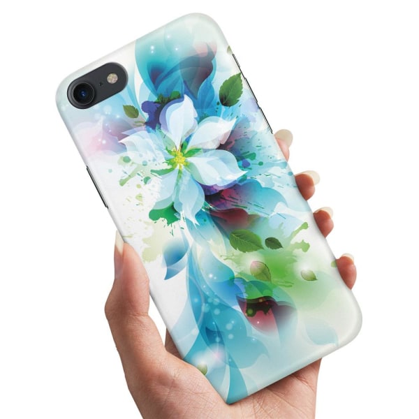 iPhone 5/5S/SE - Cover/Mobilcover Blomst