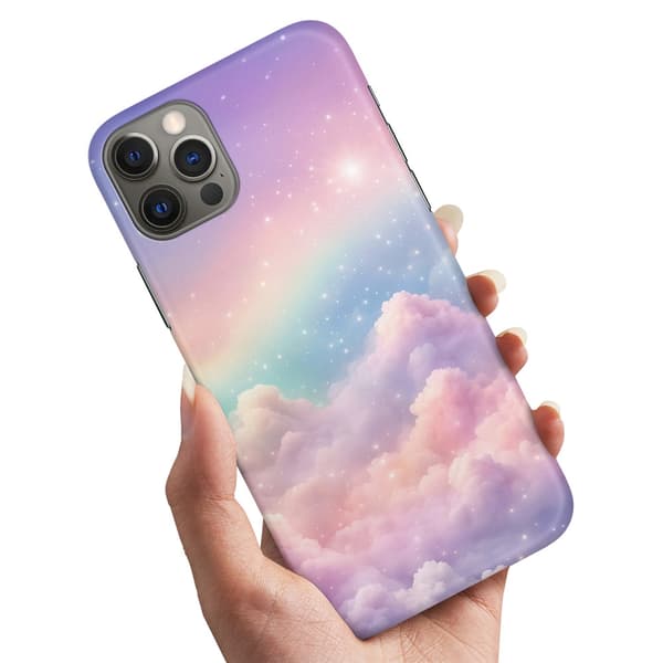 Cover / Mobilcover til iPhone 13 Pro Max - Rainbow Clouds