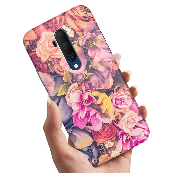 Deksel / Mobildeksel til OnePlus 7T Pro - Roser