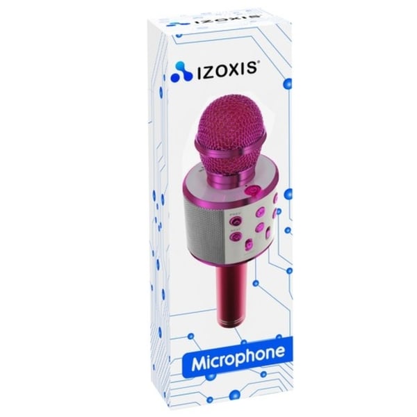 Karaokemikrofon med Högtalare / Karaoke med Mikrofon - Bluetooth Rosa