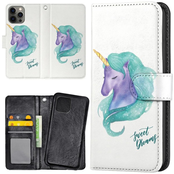 iPhone 13 Pro Max - Lommebok Deksel Sweet Dreams Pony Multicolor