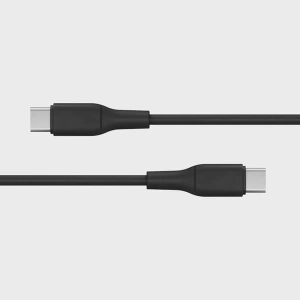 X2O SUPERFLEX 60W USB-C/C-kabel 1,5 m svart
