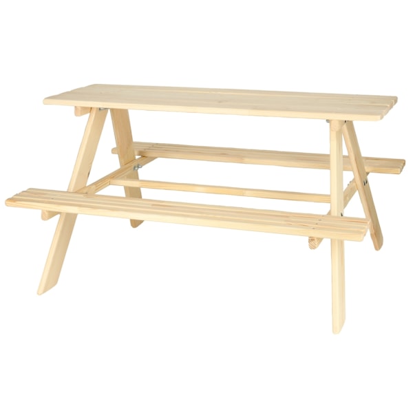 Trädgårdssetbord + 2 bänkar