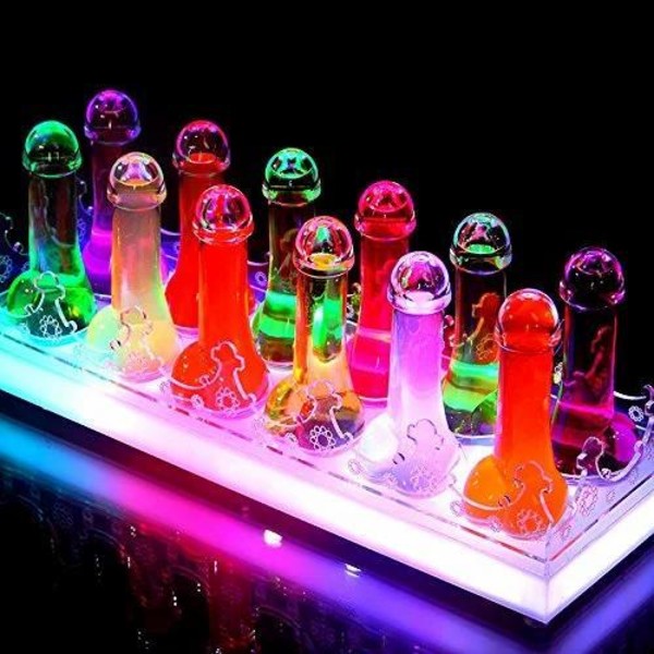 Snopp Glas - Shotglas - Penis / Penisglas - Glas - 15 cl Transparent 2-Pack