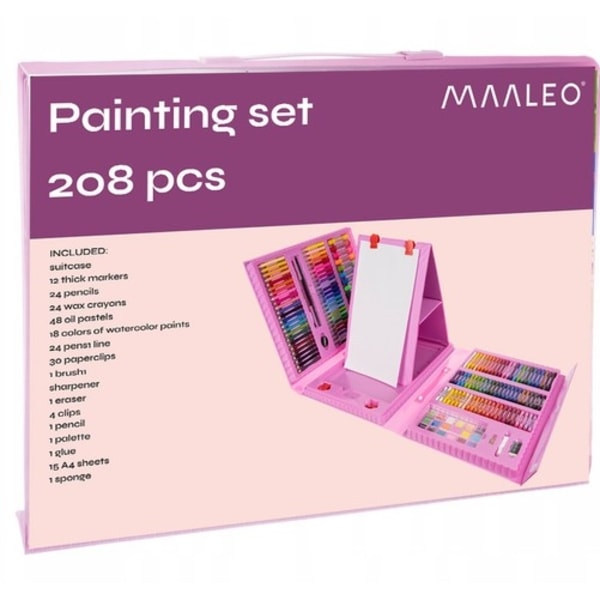 Målarlåda för Barn 208-delar - Rita & måla multifärg