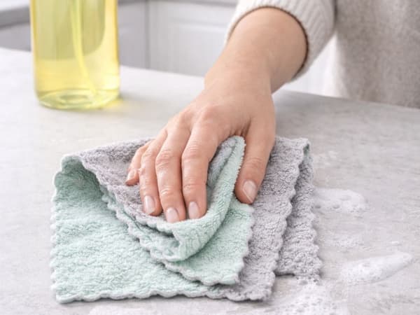 Mikrofiberdukar kök glas 10 st