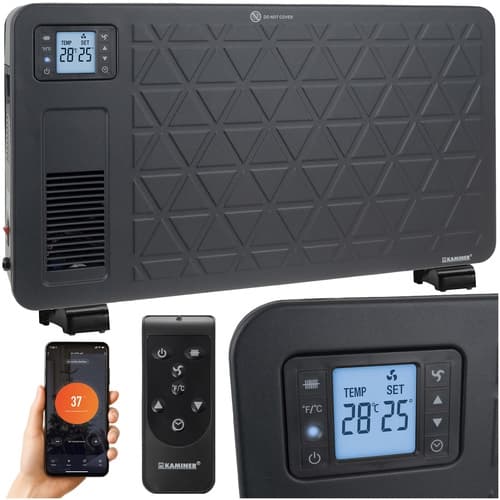 Konvektorelement / Portabelt Element - 2300W Black