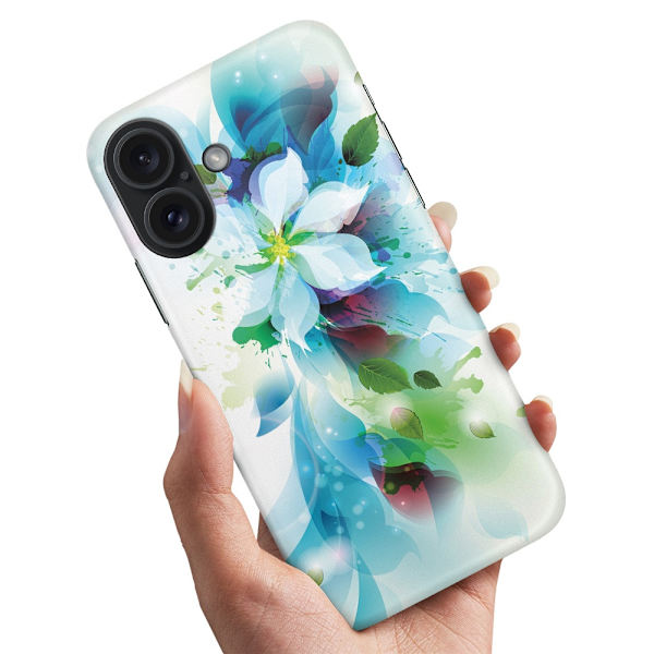 iPhone 16 Plus - Skal/Mobilskal Blomma
