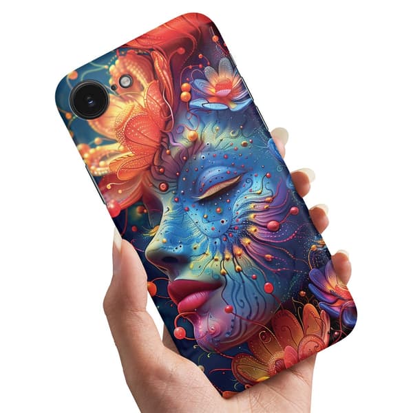 Skal / Mobilskal till iPhone 16e / 17e - Psychedelic