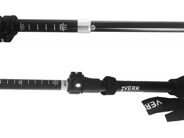 Gåstavar nordic walking set Black