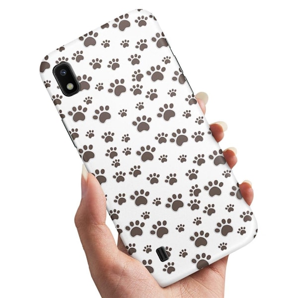 Samsung Galaxy A10 - Skal/Mobilskal Paw Pattern