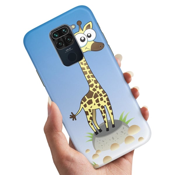 Xiaomi Redmi Note 9 - Cover/Mobilcover Tegnet Giraf