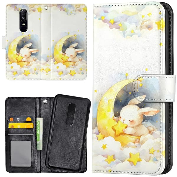 OnePlus 7 - Plånboksfodral/Skal Bunny
