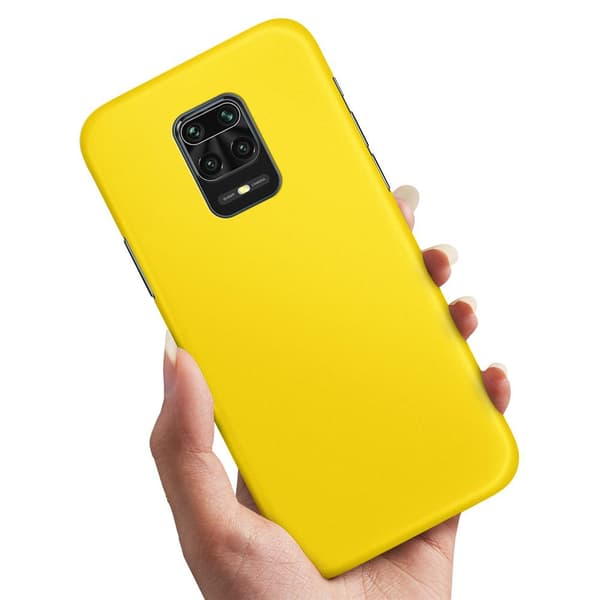 Deksel / Mobildeksel til Xiaomi Redmi Note 9 Pro - Gul Yellow