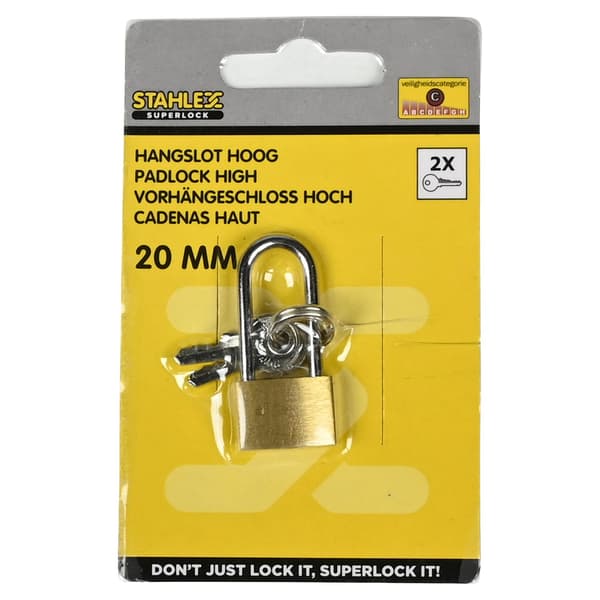 Hänglås 20 mm högt
