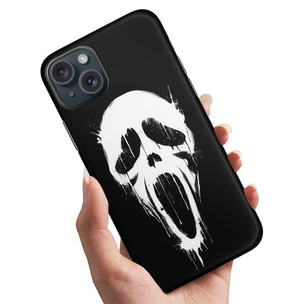 Kuoret / Suojakuoret iPhone 15 - Scream Ghostface