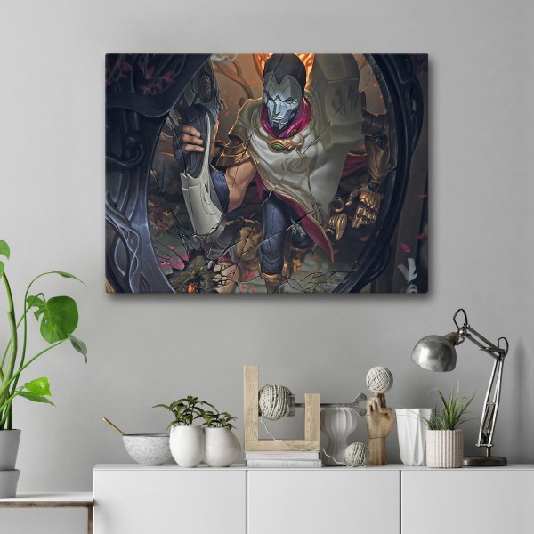 Lærredsbillede / Lærredstryk - League of Legends - 40x30 cm - Lærred