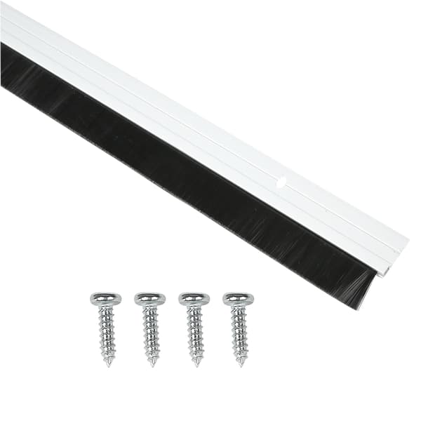 Tätningslist borste 100 cm aluminium silver