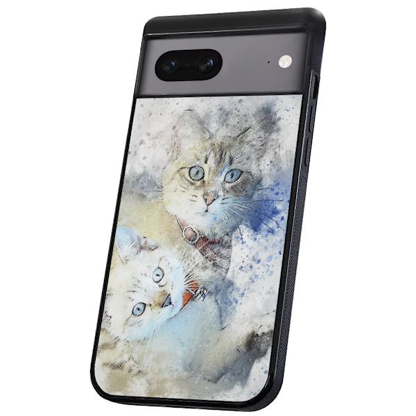 Google Pixel 7 - Deksel/Mobildeksel Katter