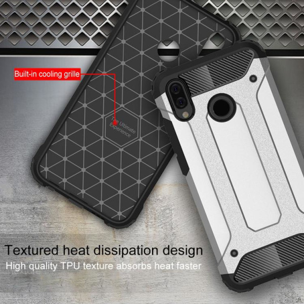 Huawei Y6 (2019) - Cover/Mobilcover - Hård Silver