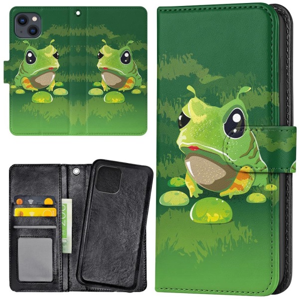 iPhone 13 - Lommebokveske Frog Multicolor