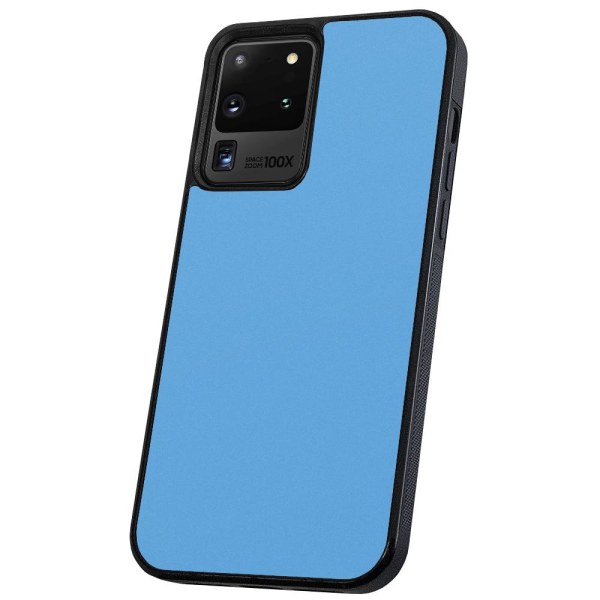 Samsung Galaxy S20 Ultra - Cover/Mobilcover Lysblå