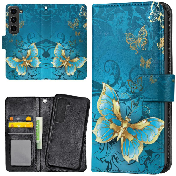 Samsung Galaxy S23 Plus - Mobilcover/Etui Cover Sommerfugle