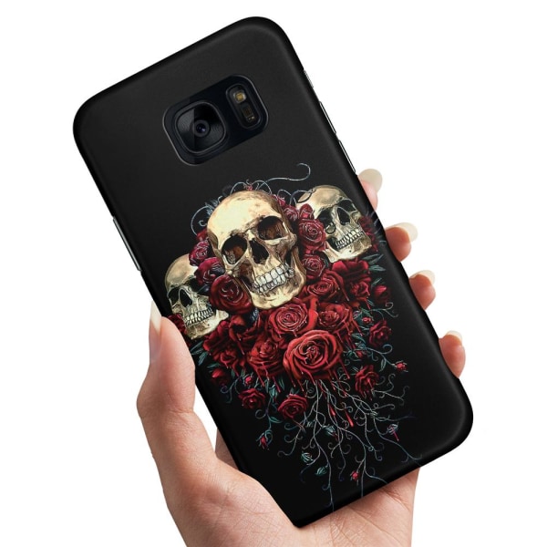 Samsung Galaxy S7 Edge - Deksel/Mobildeksel Skulls