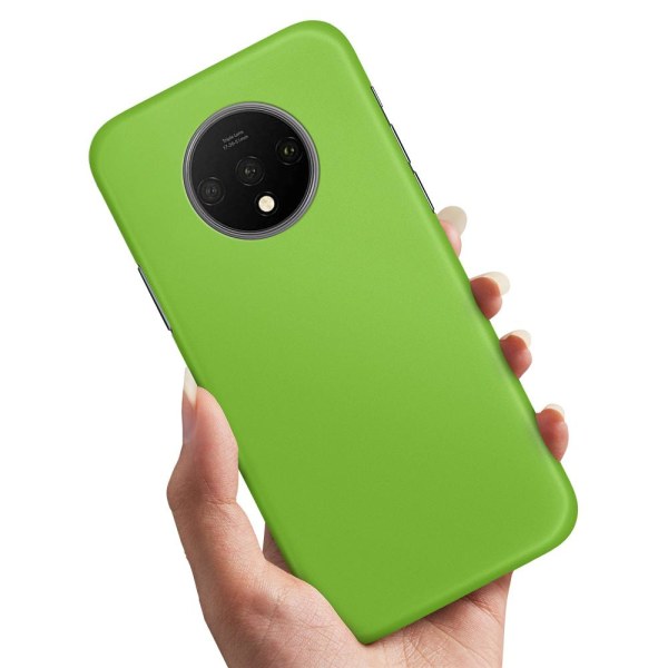OnePlus 7T - Cover/Mobilcover Limegrøn Lime green