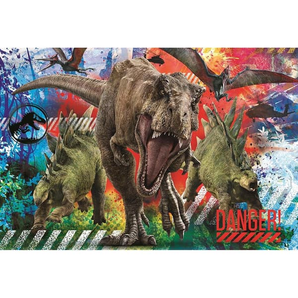 Dinosaurieäventyr 60-bitars maxi pussel