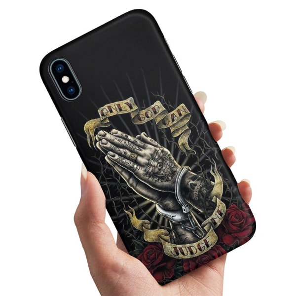 iPhone X/XS - Cover/Mobilcover Only God Can Judge Me