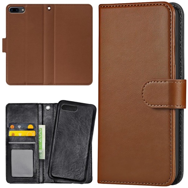 iPhone 7/8 Plus - Mobilcover/Etui Cover Brun Brown