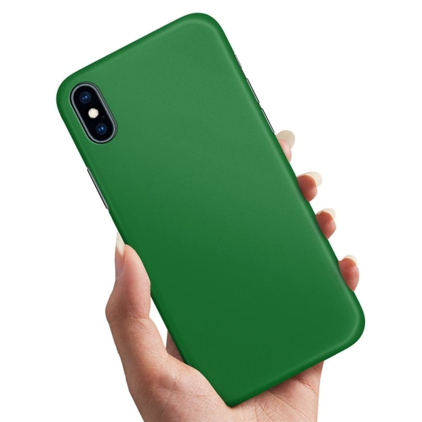 iPhone X/XS - Kuoret/Suojakuori Vihreä Green
