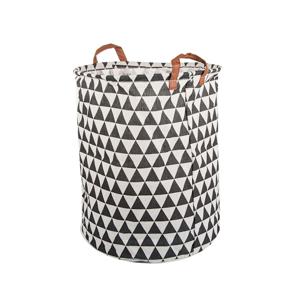 Hopfällbar Tvättkorg - 45L Black