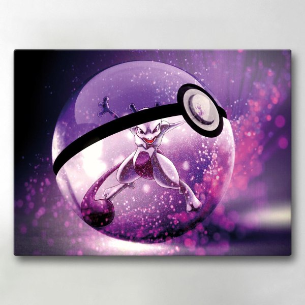 Lerretsbilde / Bilde - Pokemon - 40x30 cm - Lerret Multicolor