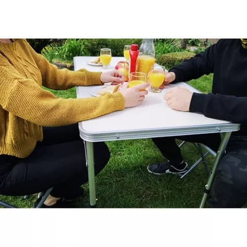 Sammenleggbart Bord med 4 Krakker – Campingbord