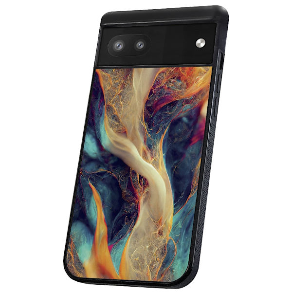 Google Pixel 6A - Kuoret/Suojakuori Abstrakti Kuvio