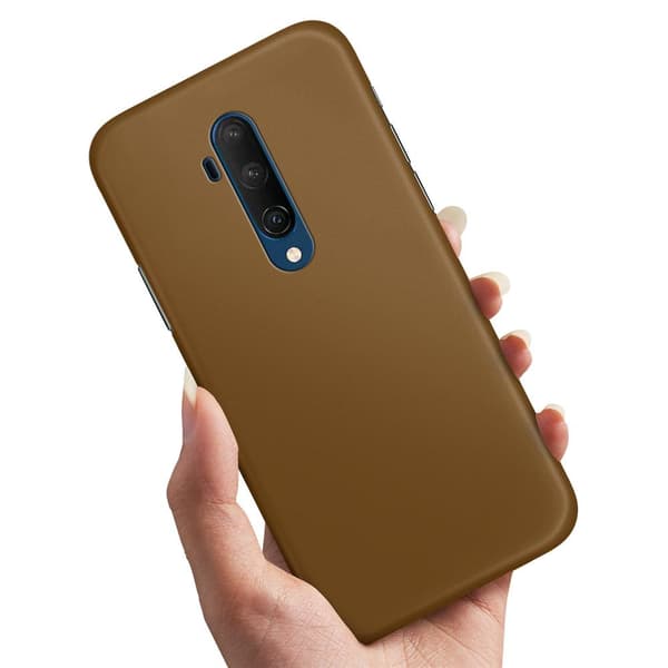 Deksel / Mobildeksel til OnePlus 7T Pro - Brun Brown