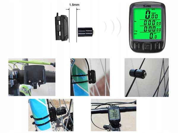 Cykelcomputer / Hastighedsmåler til Cykel